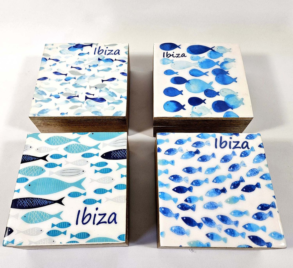 SCATOLA LEGNO RESINA IBIZA 10 CM