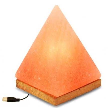LAMPARA DE SAL PIRAMIDE USB 12