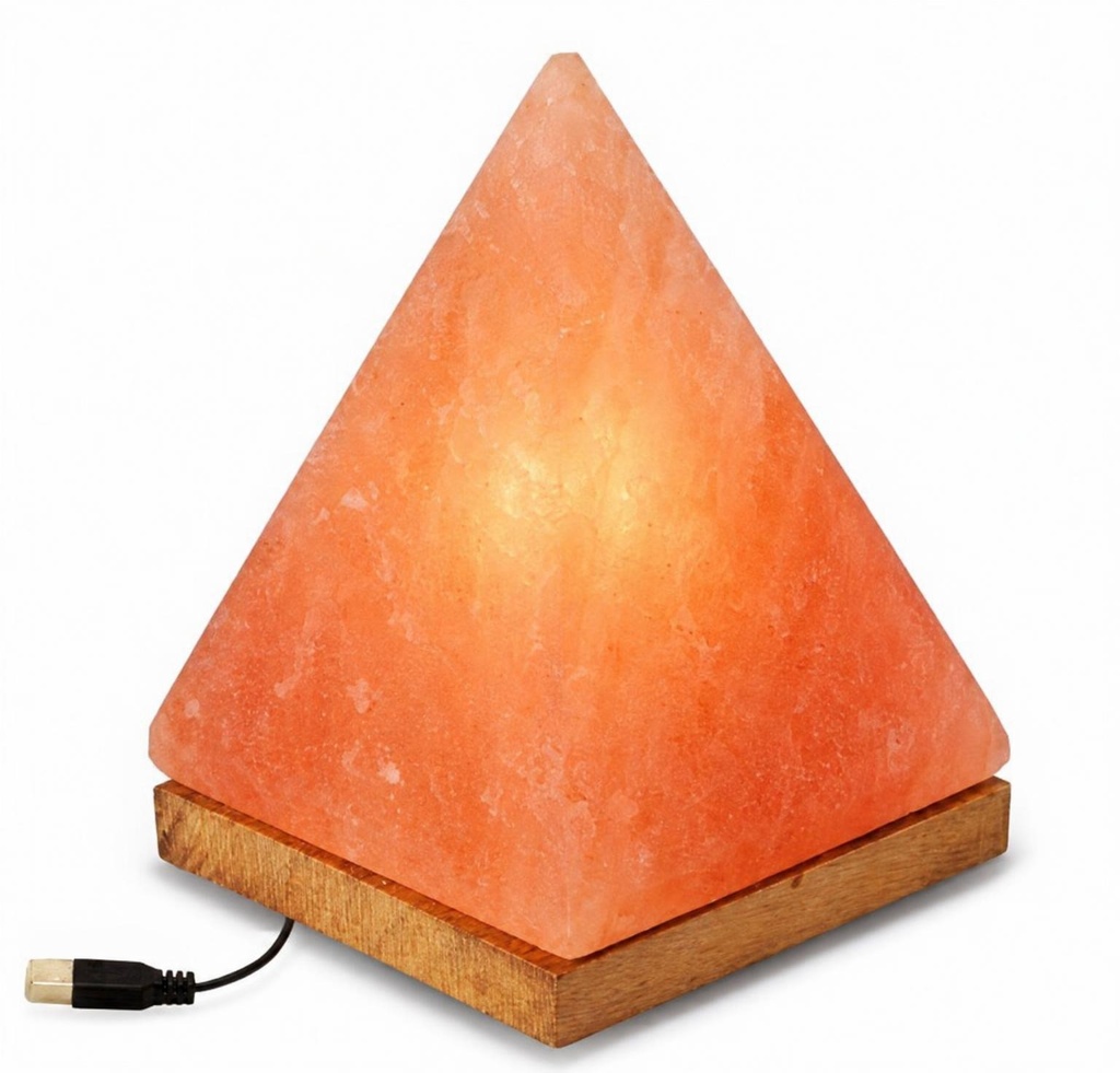 LAMPARA DE SAL PIRAMIDE USB 12