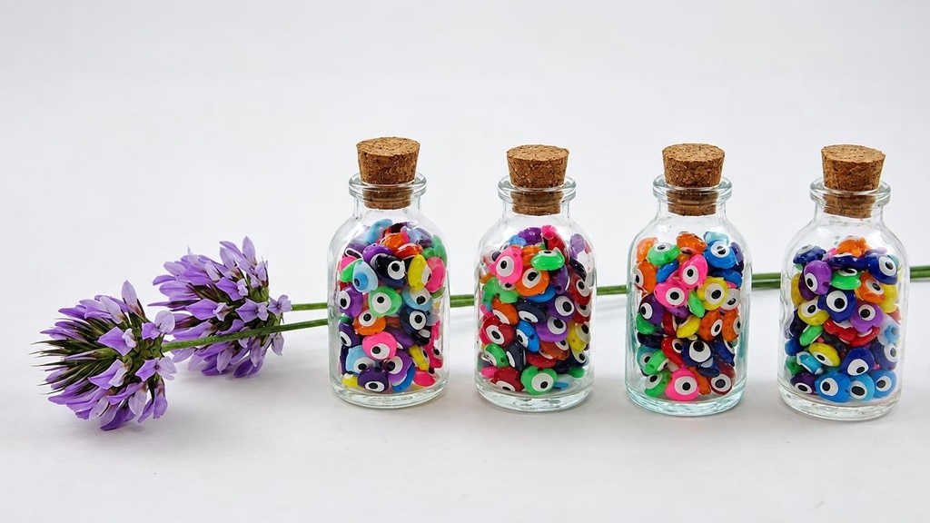 BOTELLA OJOS TURCOS MINI COR