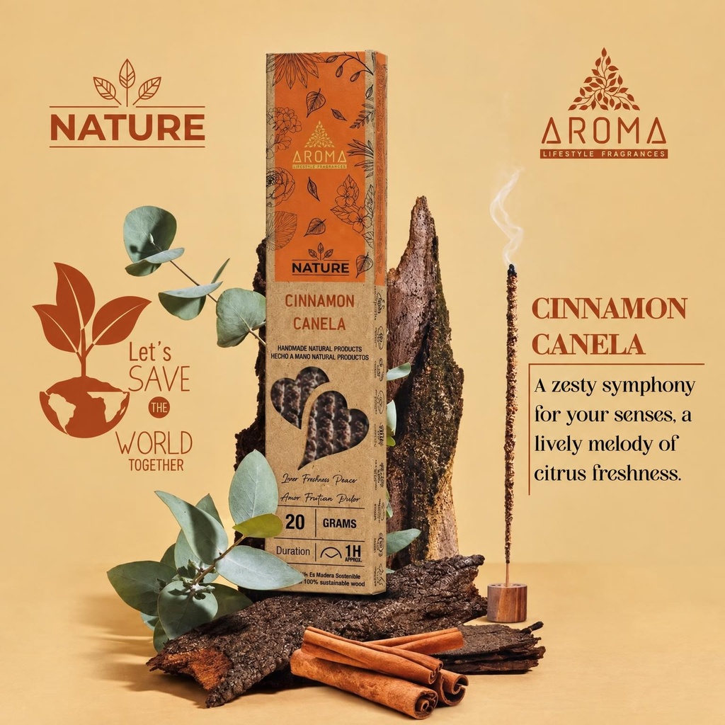 ENCENS ORGCANELA 20GR-AROMA