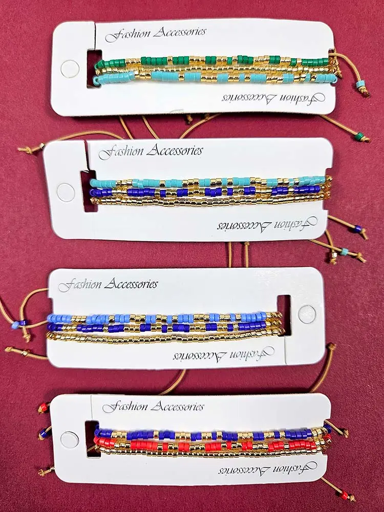 PULSERA TRIPLE MOSTACILLAS