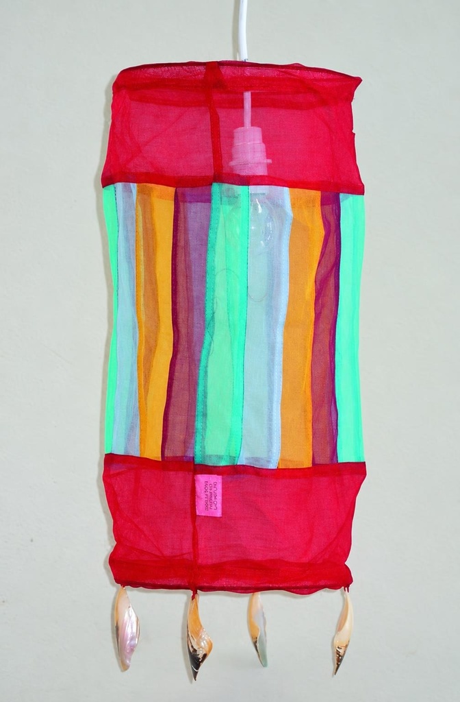 LAMPARA ORGANZ CIRCULROJ 45CM