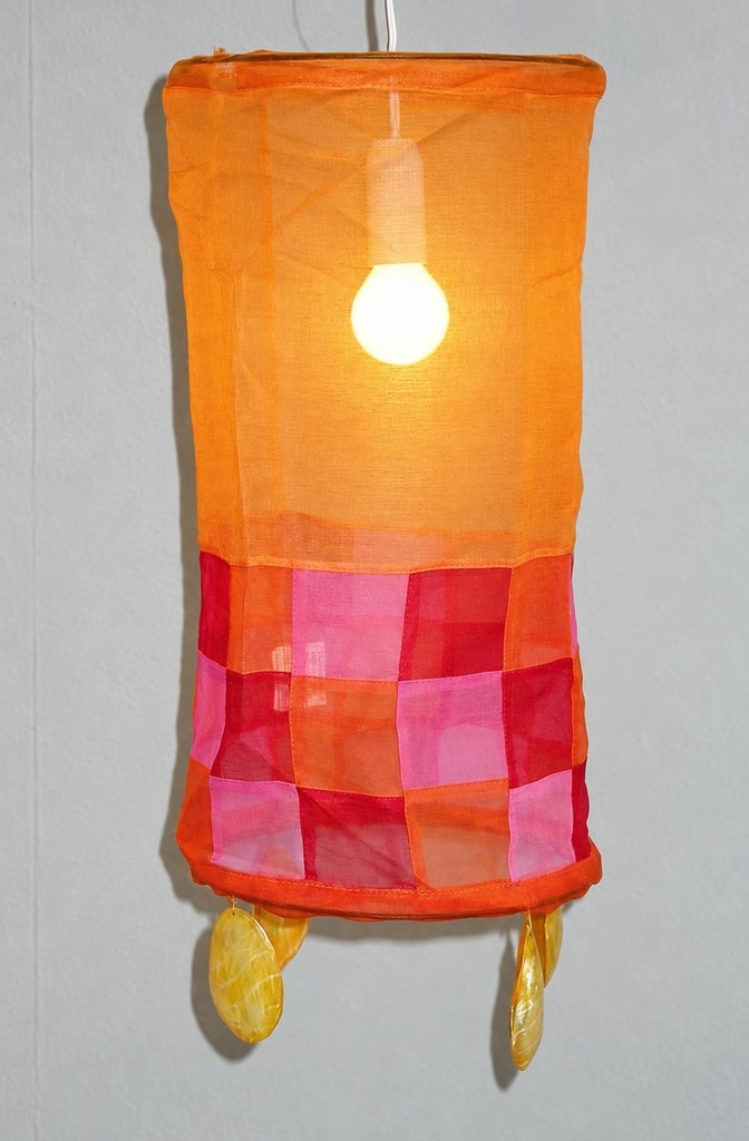 LAMPARA ORGANZ CIRC NARANJ 43