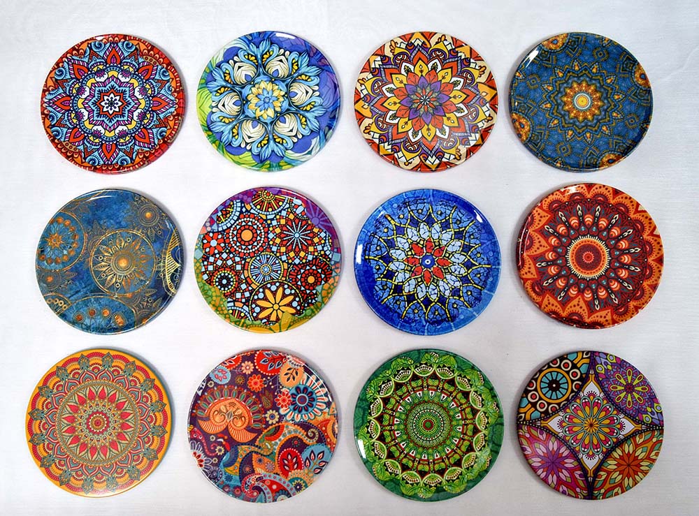 POSAVASO METAL MANDALA 9 CM