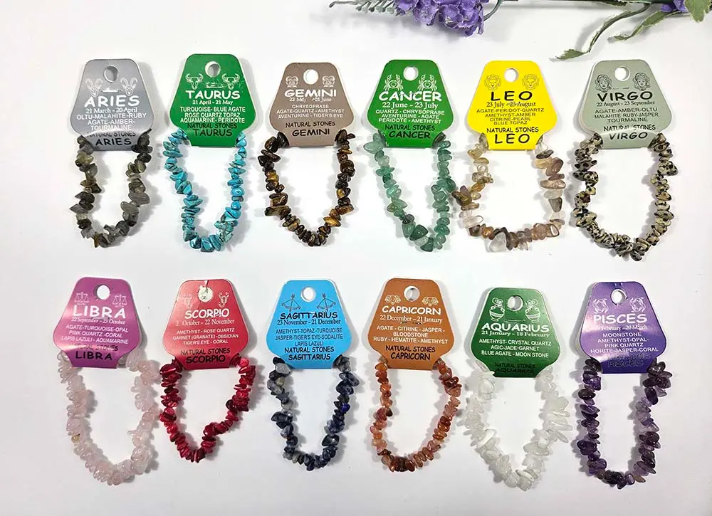 BRACCIALE PIETRA ZODIACO MODELLO 022