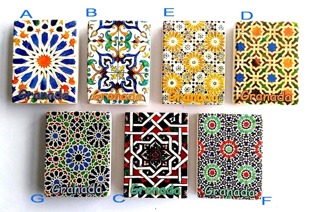 IMÁN MARMOL MOSAÏQUE GRANADA TV