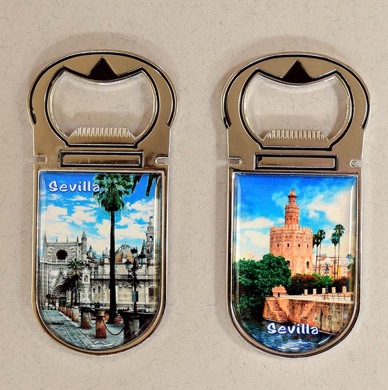 OUVRE-BOUTEILLE IMÁN RÉSINE 4X9 SEVILLA