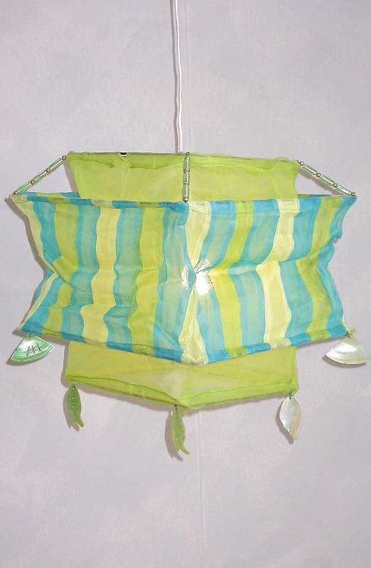 LAMPAR ORGANZ DOBL QUADRATO VER 33