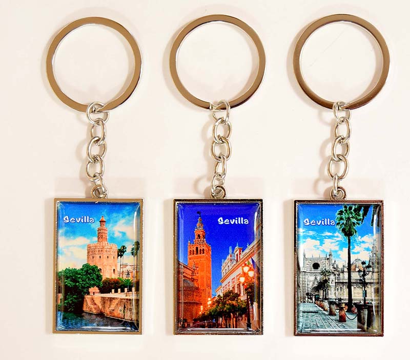 KEYRING RESIN 1 CARA SEVILLA