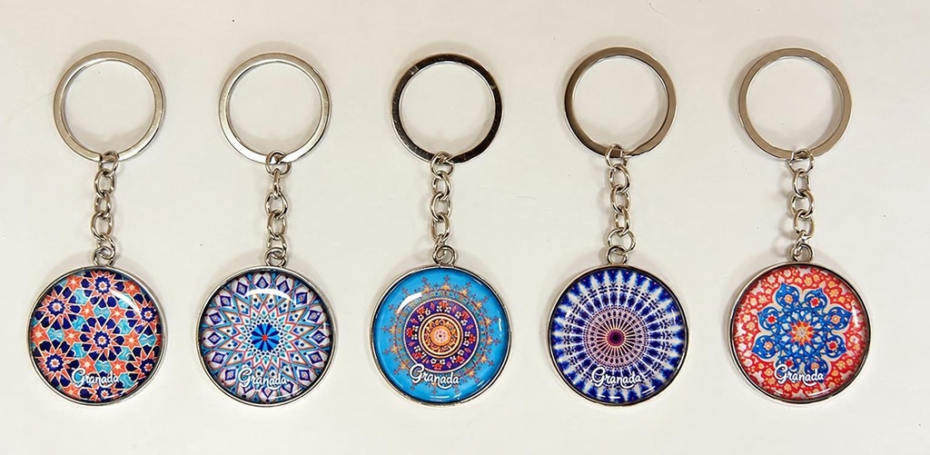 KEYRING RESIN MOZAICO GRANADA