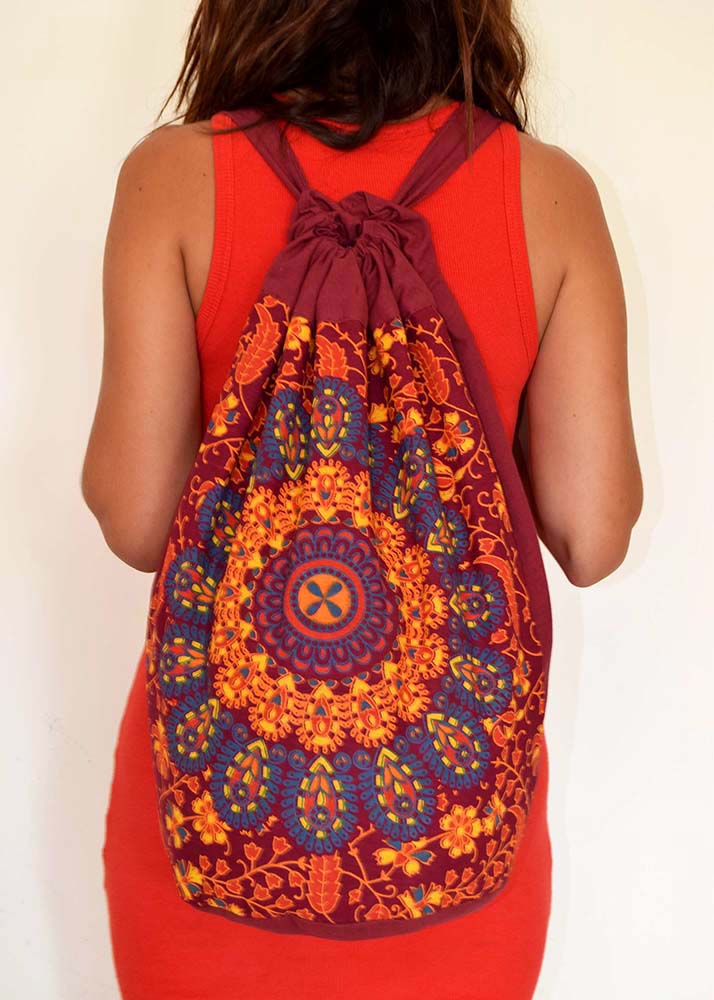 MOCHILA ALGODÓN MANDALA 054