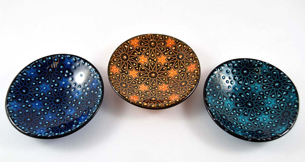 PLATE CERAMIC MOSAIC COLOR P 12