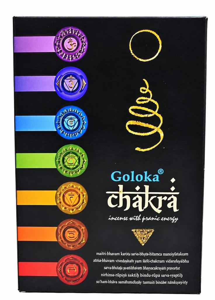 ENCENS GOLOKA 7 CHAKRAS X 12