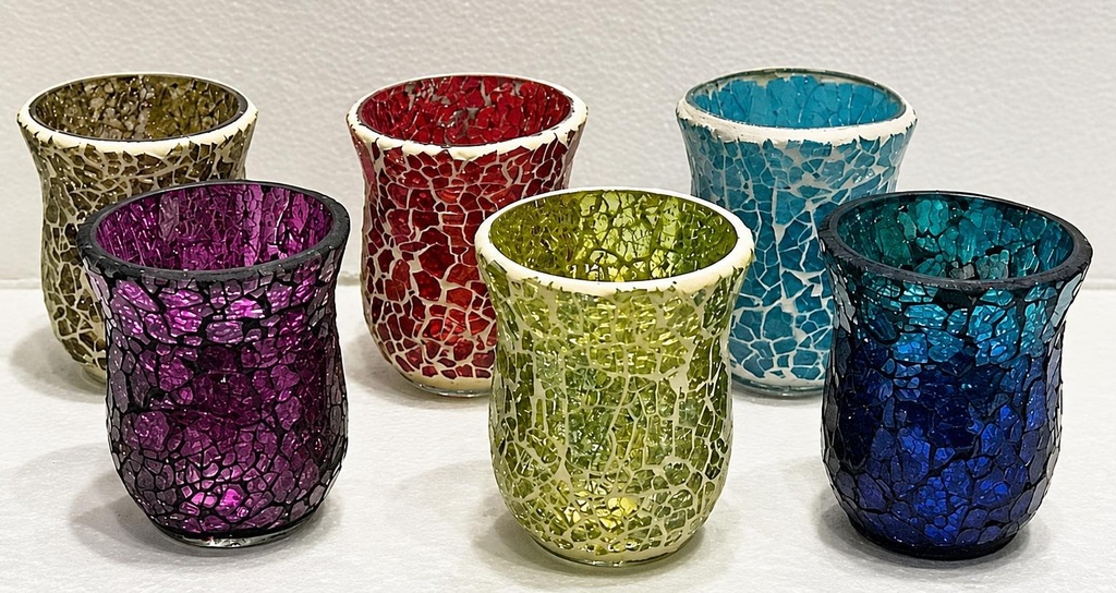 COPA VERRE CRAQUELÉ 10 CM