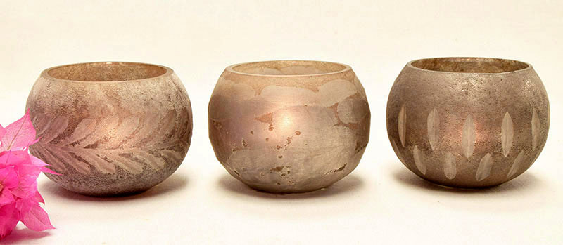 VELERO VIDRIO RED G 10 CM