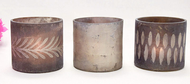 VELERO VIDRO VASO 8 CM