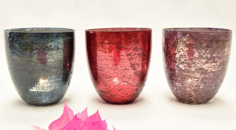 VELERO GLASS VASO CONO 9CM