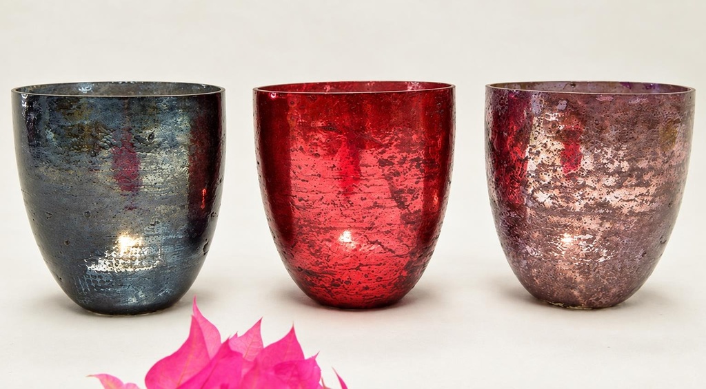 VELERO VETRO VASO CONO 9CM