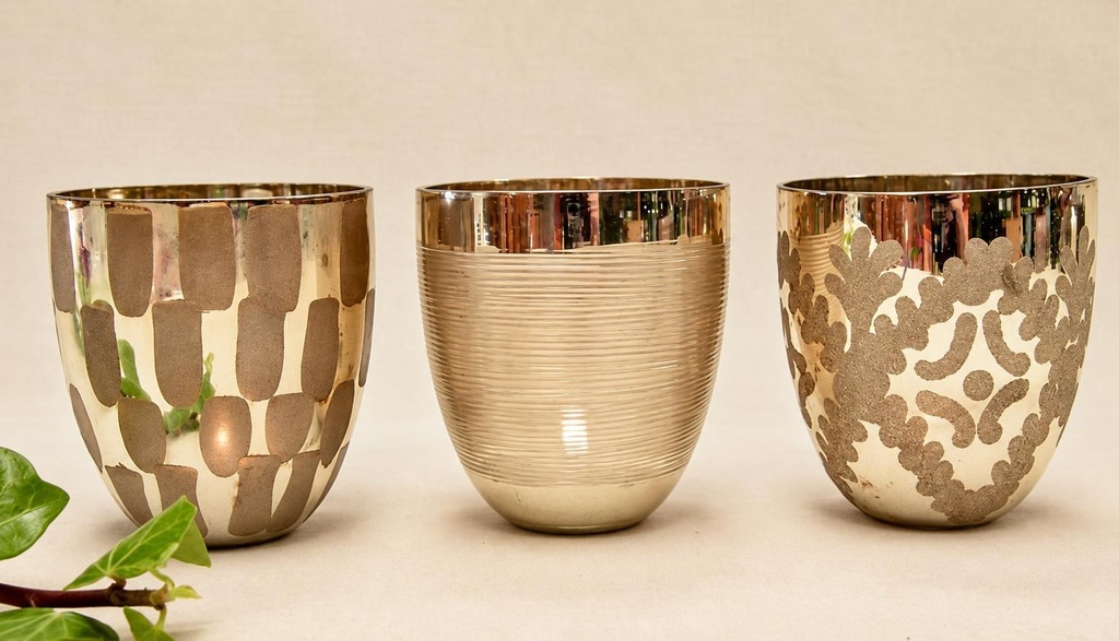 VELERO VIDRIO VASO CONO 9CM
