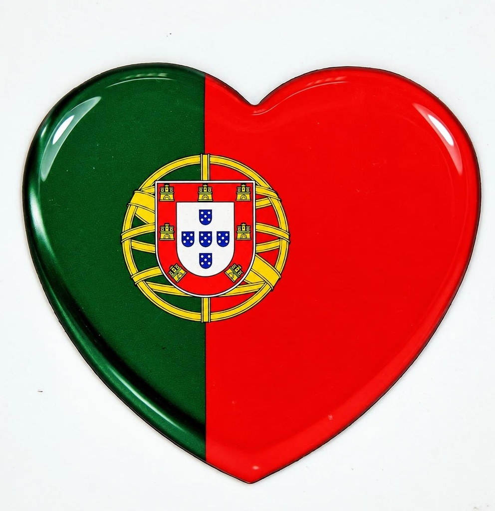 IMÁN HEART BANDERA PORTUG P