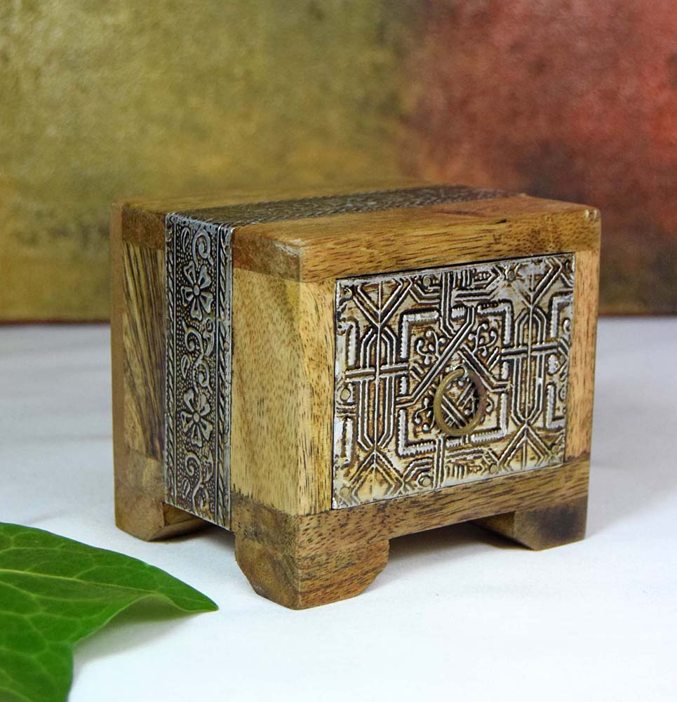 MOBILE LEGNO MANG METALLO 1 CASSETTO 10