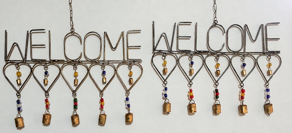 MOVIL WELCOME CORAZONES 45 CM