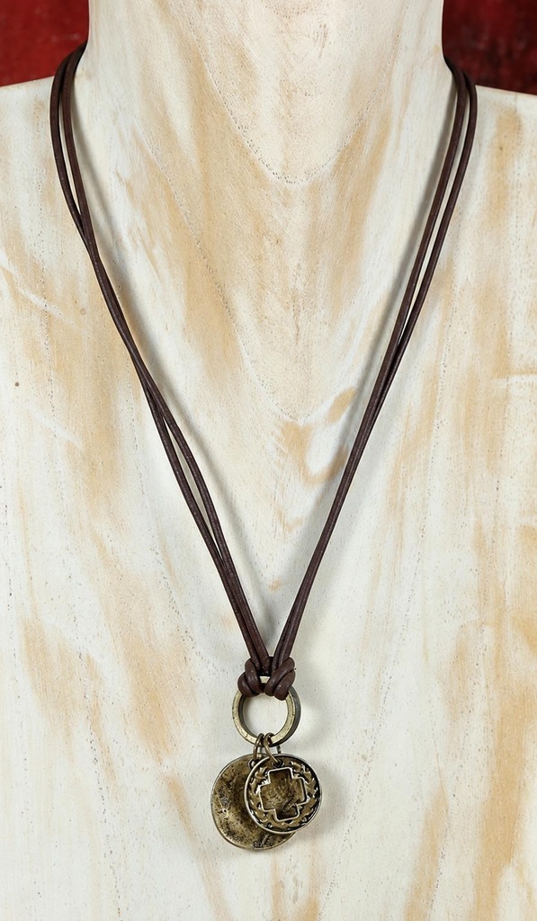 NECKLACE LEATHER MODEL 812
