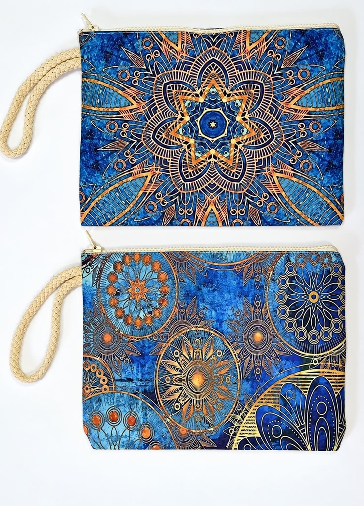 MONEDERO ALGODÓN MANDALA 22X14 CM