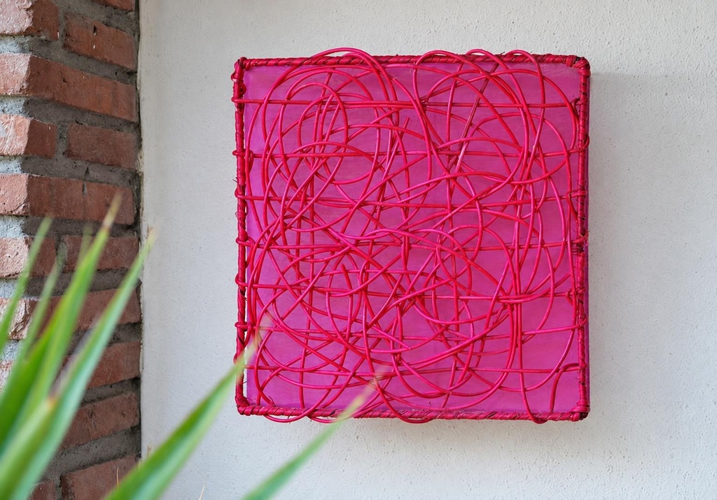 APPLIQUE RATTAN 30X30CM
