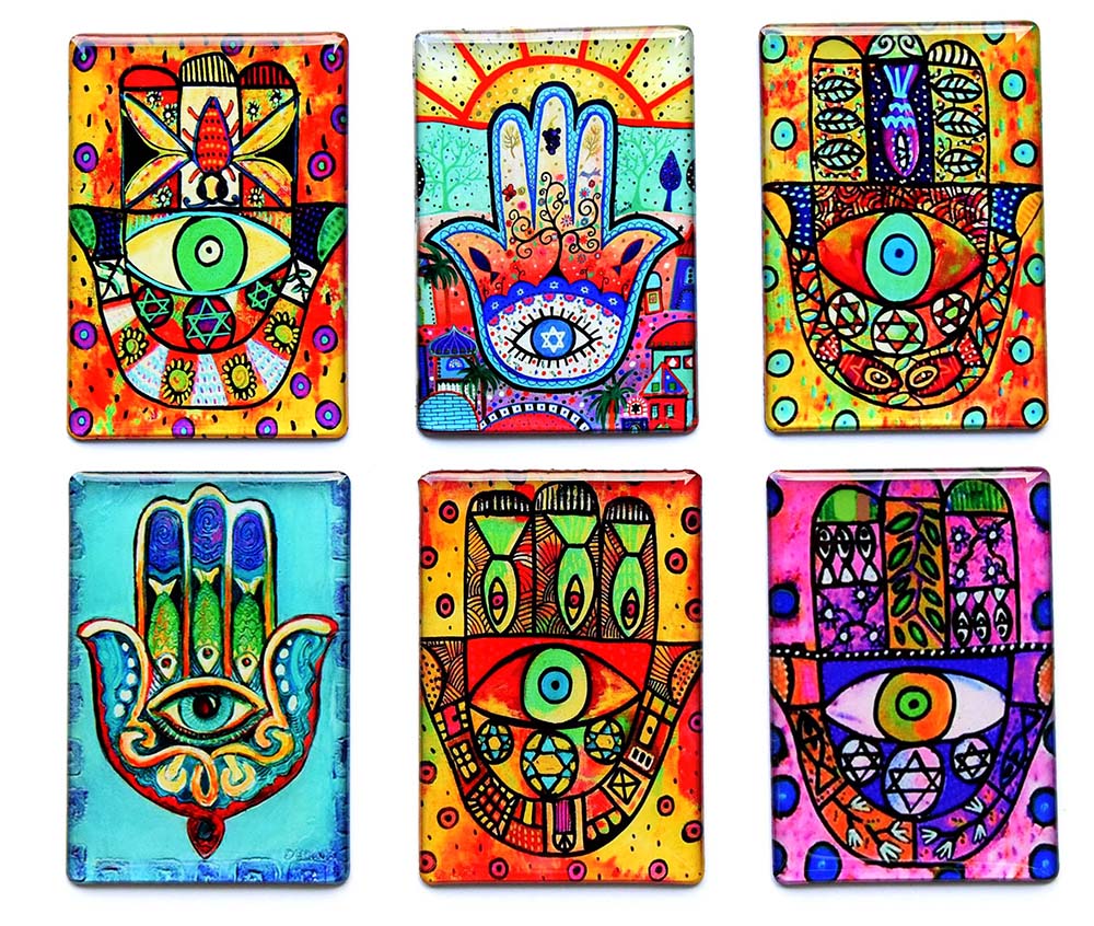 IMÁN EPOXY MANO DE FÁTIMA 8X5,5CM