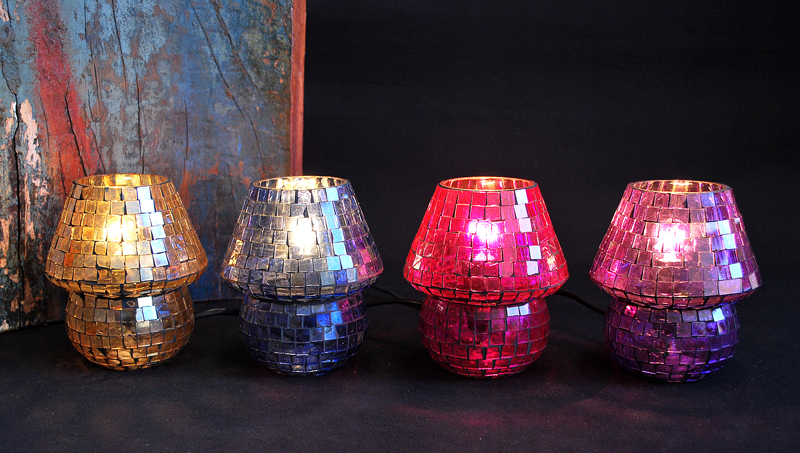 LAMPARA HONGO MOSAÏQUE COULEUR 14