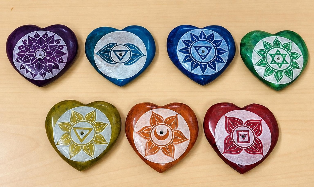 INCENSAR HEART PIED CHACRA 6