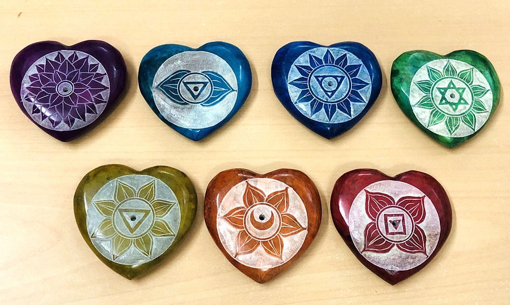 INCENSAR HEART PIED CHACRA 6