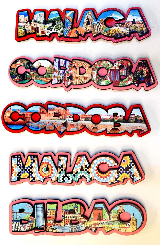 IMÁN MADERA 2D NOMBRE COLOR