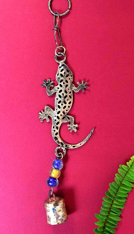 MOBILE LAGARTIJA MÉTAL CON CLOCHE