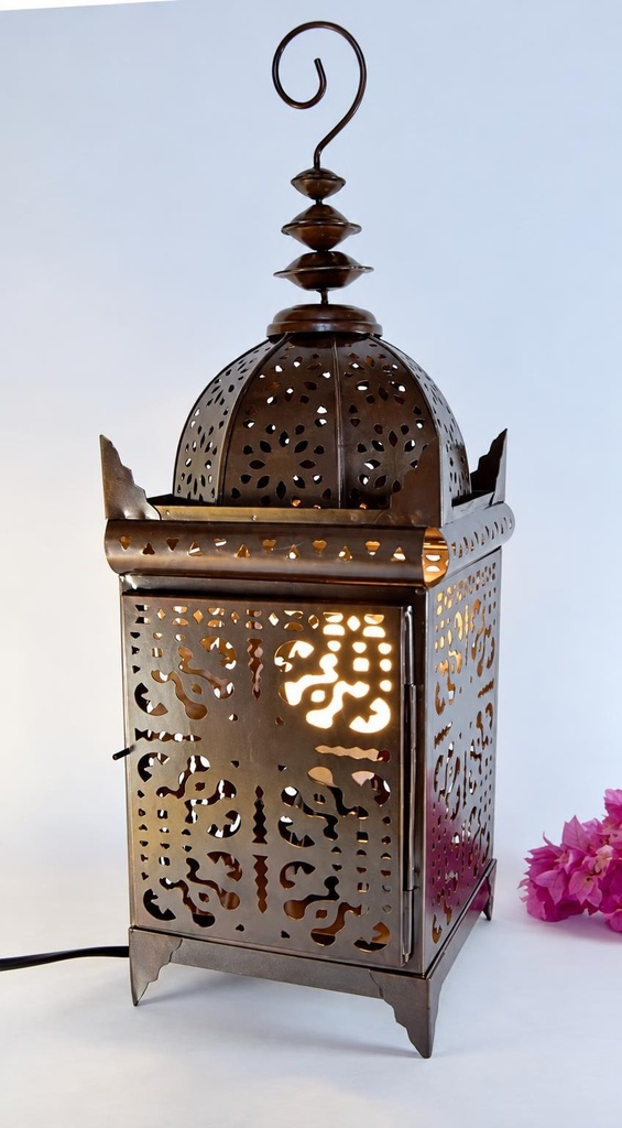 LAMPARA METALLO TURBAT 35X15 CM