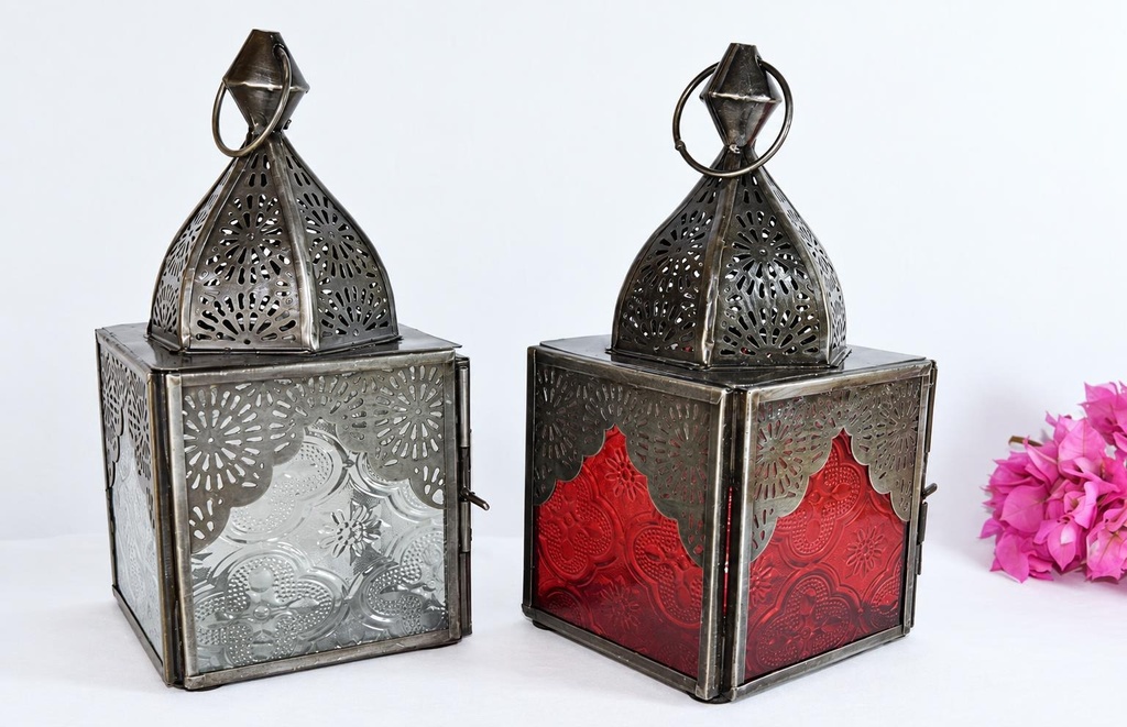 LAMPADA A OLIO METALLO E VETRO RABAT 16X8 CM