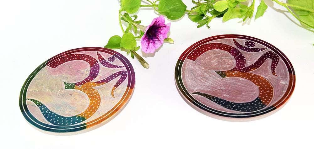 PLATE INCENSARIO OM STONE 10