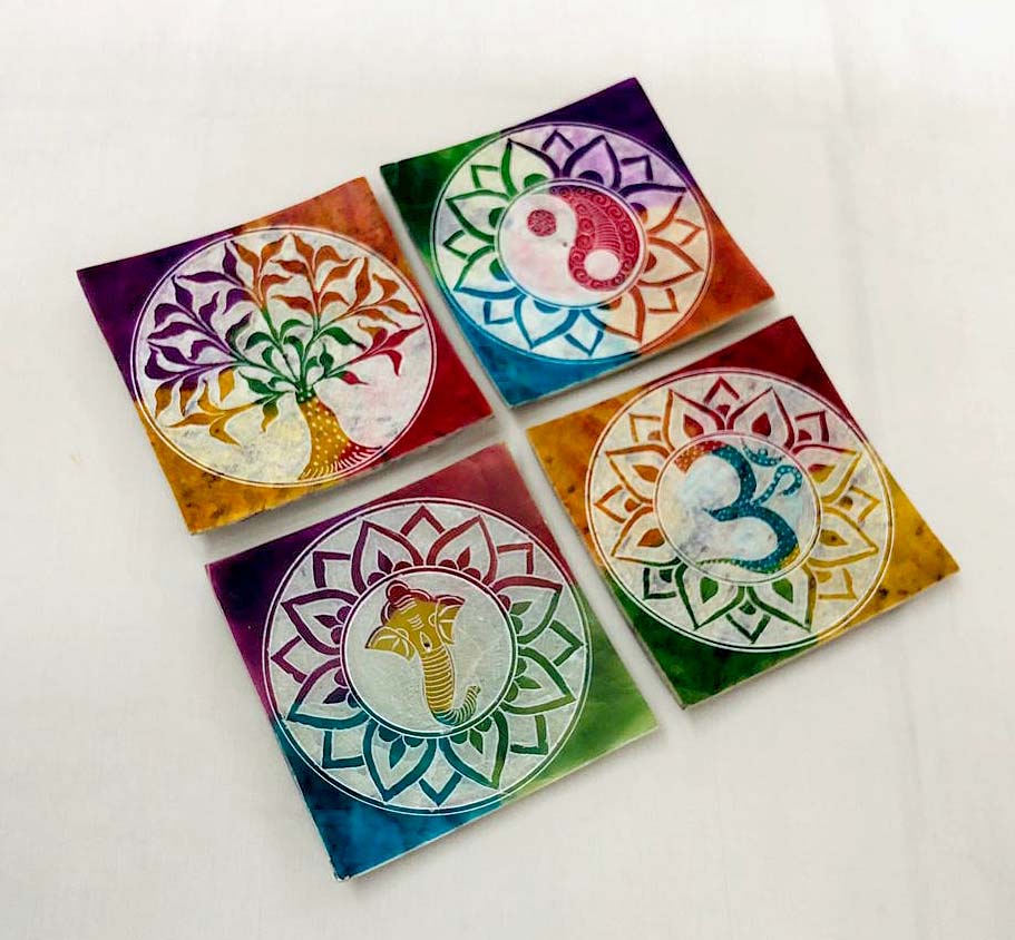 PLATE STONE INCENSARIO 10 CM