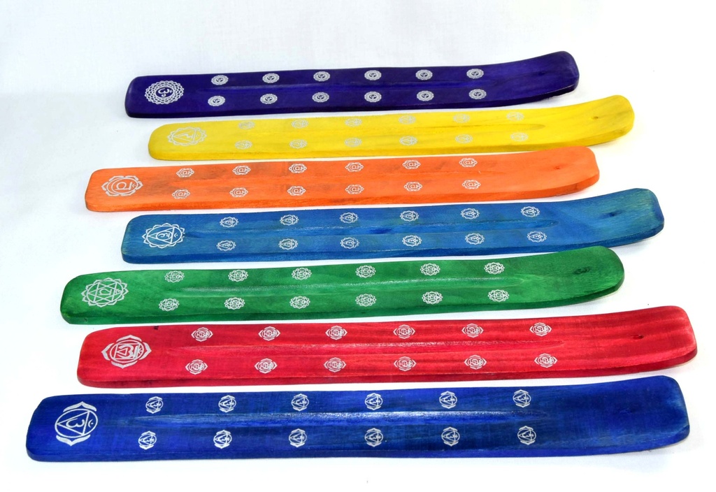 PORTAINCENSO LEGNO 7 CHAKRAS