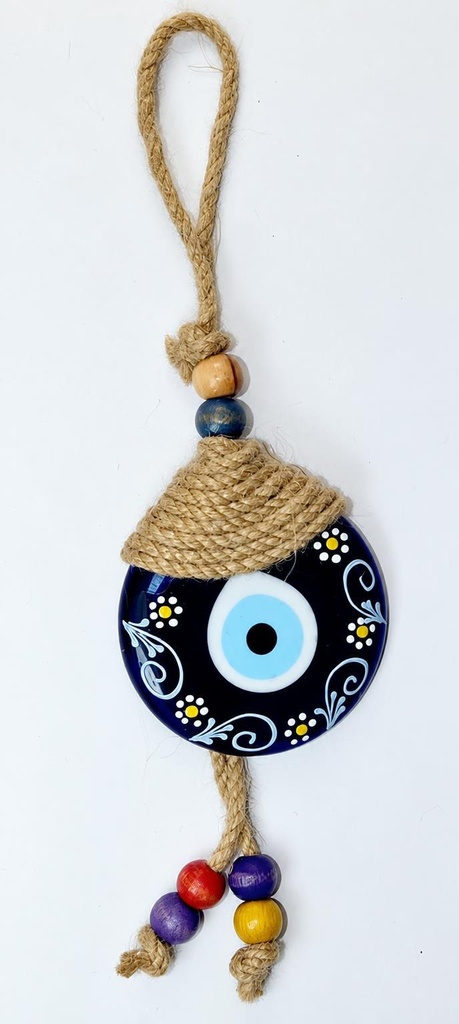 COLGANTE OJO TURCO PINTADA 27X11