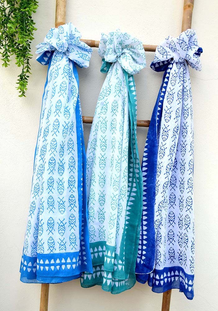 PAREO COTONE BLOCK PRINTNº24 180X110