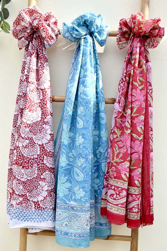 PAREO ALGODÃO BLOCK PRINTNº25 180X110