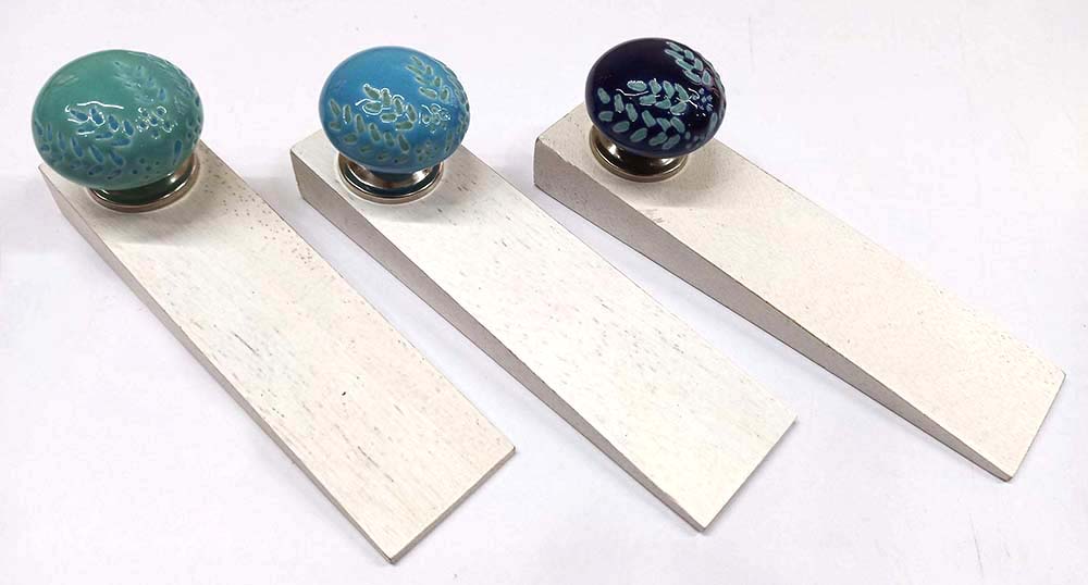 DOOR STOP WOOD/CERAMIC MODEL 305