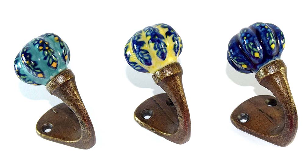 GANCHO METAL BOLA CERÂMICA MODELO 233