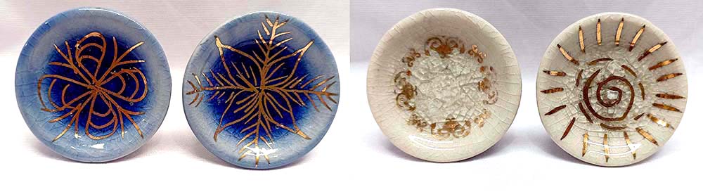 POMELLO CERAMICA ORO MODELLO 022