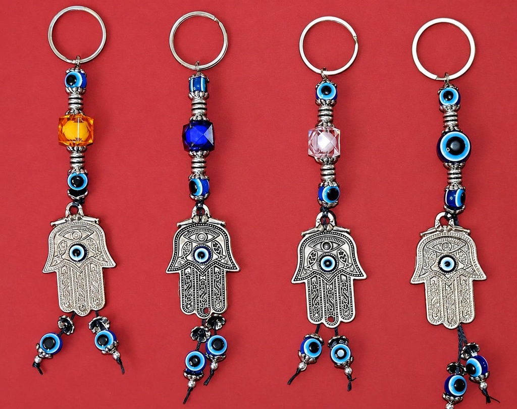 LLAVERO OJO TURCO HAMSA MODELO131