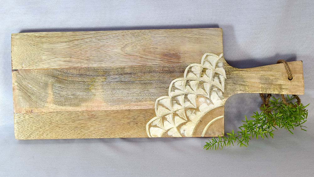 TAVOLETTA PICAR LEGNO MANDALA 48X18