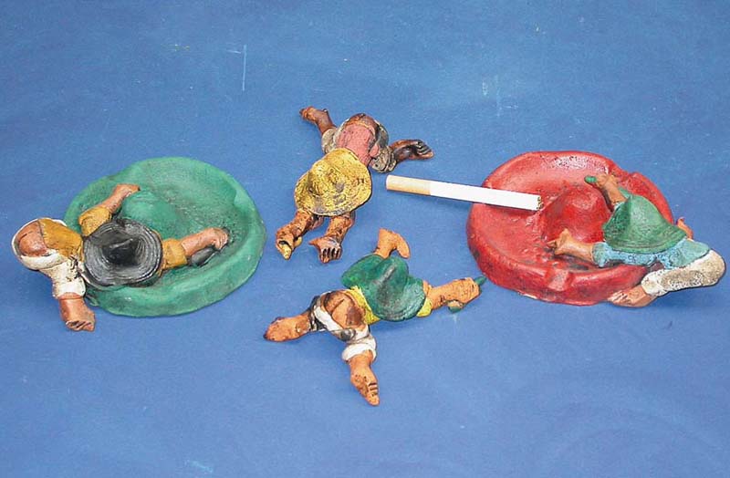 BORRACHITO CERAMICA MEXICANO 9CM